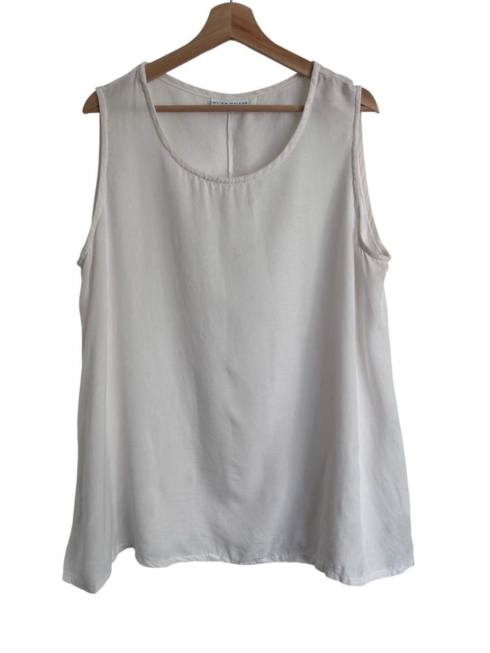 bryn Walker Sleeveless 100% Tencel Tank Top Lagenlook Large
